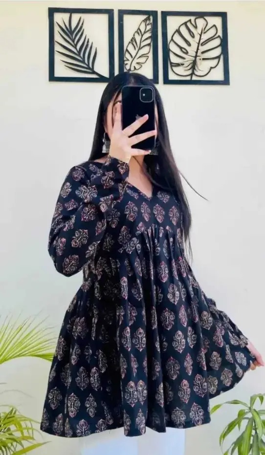 casual regular sleeves printed women light blue, white top casual regular sleeves printed women light blue, white top